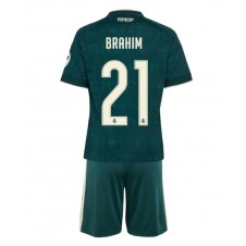 Real Madrid Brahim Diaz #21 Bortedraktsett Barn 2026-27 Kortermet (+ korte bukser)